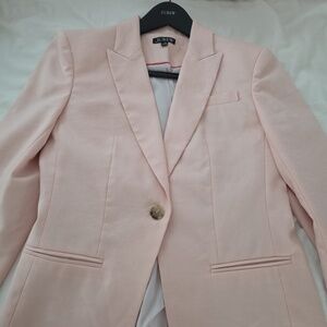 NEW J. Crew Light Peach Linen Blazer